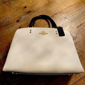 Brand new color-block Lillie cry COACH BAG